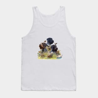 Versatile hunting with German Wirehaired Pointer Tank Top